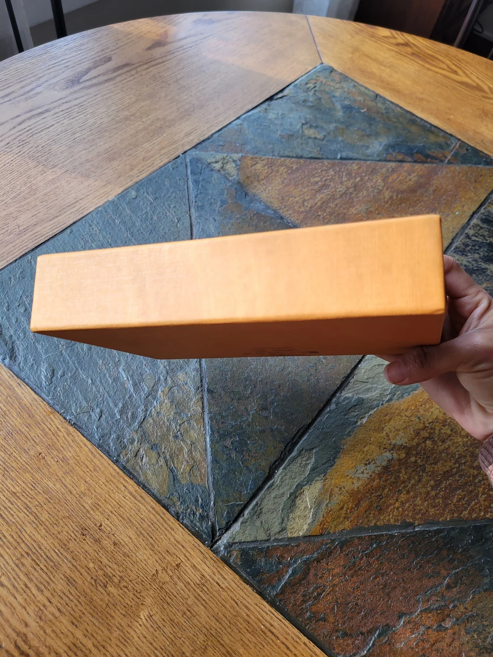 LOUIS VUITTON LV Gift Box Drawer Box Authentic With Blue Ribbon